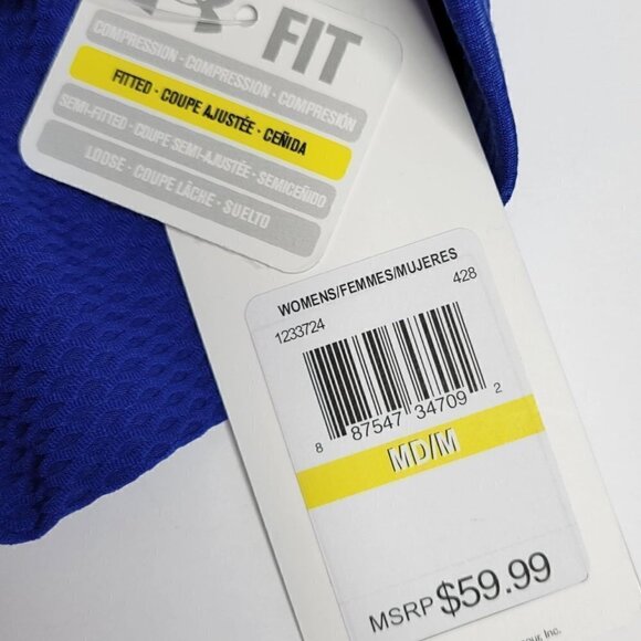 Under Armour Turtleneck Blue Fitted Size M - Picture 10 of 13